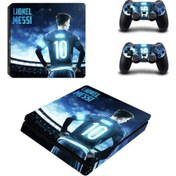 Resim Kt Decoration Lionel Messi Playstation 4 Slim Kasa Sticker Kaplama-01 