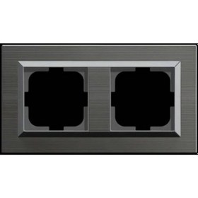 Resim Elektrikevi Ovivo Quantum Manyetik Gri Ikili Çerçeve 