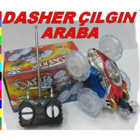 Resim Akrobat Araba Büyük Boy Taklacı Araba Kumandalı Dasher Akrobat 