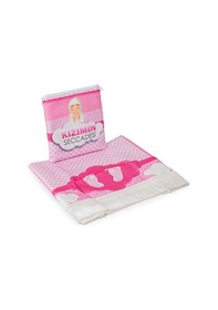 Resim Çantalı Kızımın Çocuk Seccadesi Pembe Pembe 