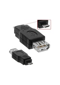 Resim Kuvars Mikro Usb Erkek To Usb Dişi Çevirici Otg Kablo 