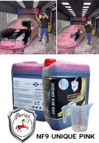 Resim Abrias Nano Fırçasız Cilalı Oto Yıkama Şampuanı Pembe Renkli Köpük 5kg 