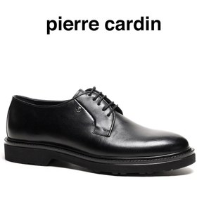 Resim Pierre Cardin Hakiki Deri Erkek Klasik Siyah Ayakkabı 