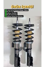 Resim Başaran Coilover Renault Kangoo 2 Uyumlu Coilover Ayarlı Amortisör 10 Cm 