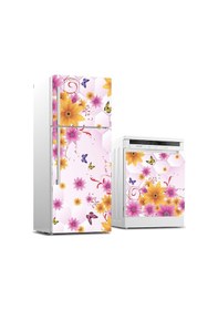 Resim Buzdolabı Ve Bulaşık Makinası Beyaz Eşya Sticker Kaplama Kelebek (540887124) 