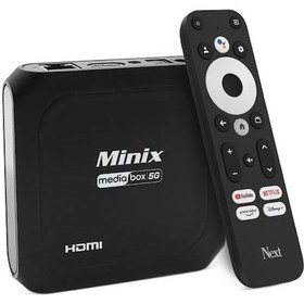 Resim Next Minix Mediabox 5 G 2 GB Ram 32 GB Hafıza Android Tv Box 
