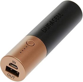 Resim Duracell 3350 mAh Powerbank - Bakır/Siyah (Duracell Türkiye Garantili) 