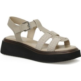 Resim Polaris 325064.z 5fx Bej Kadın Dolgu Topuk Sandalet 000000000101985483 Bej 