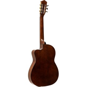 Resim Stagg SCL60TCE Elektro Klasik Gitar - Natural 