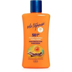 Resim Eda Taşpınar Yüksek Korumalı Güneş Kremi SPF50+ 200ml 