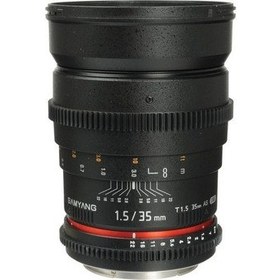 Resim 35Mm T1.5 Vdslr Sony E Uyumlu Cine Lens 