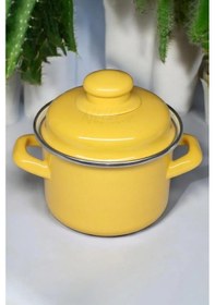 Resim Nishev 4 Lü Mini Emaye Derin Tencere Seti 12 Cm 900 Ml Çok Renkli 