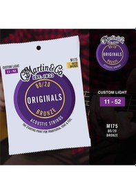 Resim MARTIN & CO Akustik Gitar Teli (10-47) M170 Extra Lıght 