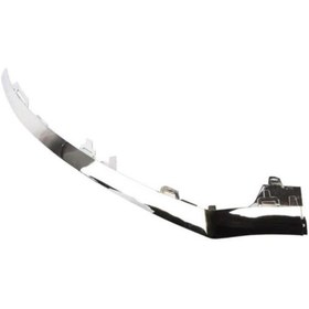 Resim OLED GARAJ Mercedes W205 2014+ Için Uyumlu Ön Tampon Alt Krom Çıtası Sol Taraf 