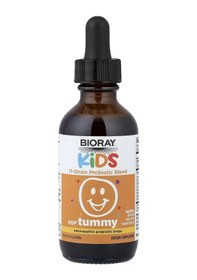 Resim Bioray Kids Ndf Tummy 11-strain Children's Probiotics Blend Raspberry 2 Fl Oz 60 Ml 