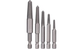Resim Glryz 5405 Bits Saplı Hasarlı Vida Sökücü 6 Parça 