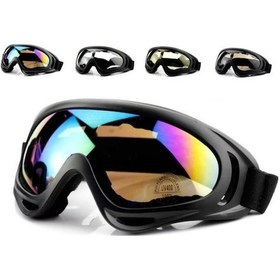 Resim Createtech Açık Hava Sporları İçin Rüzgar Geçirmez Dirençli Kayak Gözlüğü A 