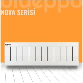 Resim Nova Serisi Alüminyum Radyatör Yükseklik 30 Cm Genişlik 21 Dilim 178 Cm 