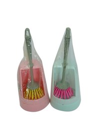 Resim Zambak Plastik Muhafazalı Wc Tuvalet Klozet Fırça Takımı Karışık 