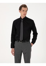 Resim Pierre Cardin Erkek Siyah Gömlek Basic 50305127-vr046 Siyah 