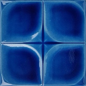 Resim Can Seramik - 13*13 Cm. Kobalt Kabartmalı Seramik Karo (5 Li 1 Paket) 