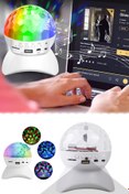 Resim Utelips Bluetooth Speaker Disco Topu Taşınabilir Şarjlı Disco Bar Gece Lambası Etkinlik Speaker Lambası Ses 
