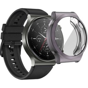 Resim Dolia Huawei Watch Gt2 Pro 46mm Koruyucu Ekran Ve Kasa Koruyucu Cam 360 Derece 