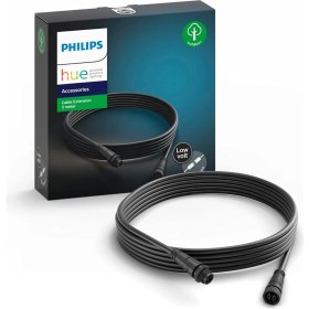 Resim Rain Hue Düşük Voltajlı Uzatma Kablosu, Tüm Hue Düşük Voltajlı Dış Mekan Lambaları Için, 5 M 