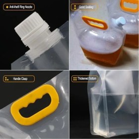 Resim River World 1 Lt'lik Oldukça Dayanıklı Piknik Için Plastik Içecek Çantası 