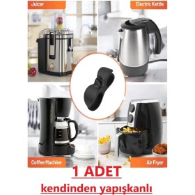 Resim Kablo Toparlayıcı Düzenleyici Airfreyer Kablo Organizeri Yapışkanlı Mutfak Fırın Kablo Düzenleme 