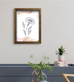 Resim Bk Gift Otel Odası Konseptli Doğal Masif Ahşap Çerçeveli Tablo 45 (551119923) 