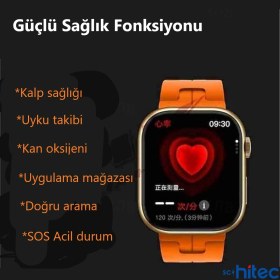 Resim Schitec Watch HK9 Mini Amoled Ekran Android İos Uyumlu Akıllı Saat 
