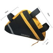 Resim Maoyaya Bisiklet Spor Çantası - Üçgen Eyer Depolama Torbası, Turuncu Stil Turuncu Turuncu 