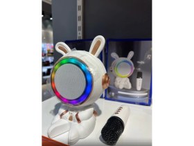 Resim Teknodur 20w 2400 Mah Karaoke Mikrofonlu Ayıcık Bluetooth Hoparlör Bts-252 