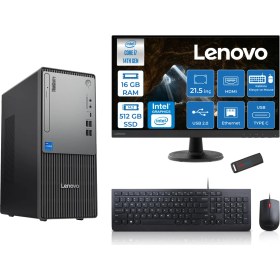 Resim Lenovo Thinkcentre Neo 50T Gen5 Intel Core I7 14700 16GB Ddr5 512GB SSD 21.5 Inç Monitör Freedos Intel UHD 770 Masaüstü Bilgisayar 2112UAS0GL00F02 + Zetta Flash Bellek 