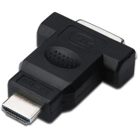 Resim Hdmı <-> Dvı-I Adaptörü, Hdmı Tip A (19) Erkek - Dvı-I (24 + 5) Dişi, Hdmı 1.3, Siyah Renk AK-330505-000-S 