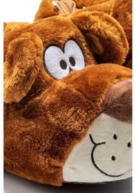 Resim Twıgy Tw Fıbert Kahve Kadın Hayvanlı Panduf 36/41 Kahve Rengi 