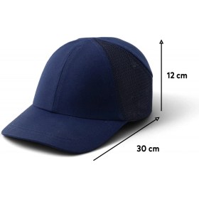 Resim Hafif Iş Güvenlik Darbe Koruyucu Koruma Baş Şapkası Bareti Unisex Kamuflaj Beyzbol Tarzı Kask Şapka 