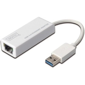 Resim Genel Markalar Usb 3.0 Gigabit Ethernet Adaptörü, 1 X 10/100/1000 Rj45 Dişi Yuva, Usb-a Erkek Konnektör dig 