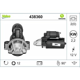 Resim VALEO 438360 Mars Motoru Komple ( Ford :Transit V347 2.2/2.4 Tdci 06- /Boxer-3/Jumper-3 ) 1372739 6C1T11000AF (WE674863) 