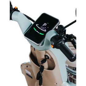 Resim Stmax Elit Retro 3 Tekerli Elektrikli Moped - Yeşil 