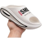 Resim Snapbuy Hindistan Cevizi Terlik Erkekler Yaz Stepping Yumuşak Alt Spor Sandalet Beyaz 