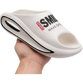 Resim Snapbuy Hindistan Cevizi Terlik Erkekler Yaz Stepping Yumuşak Alt Spor Sandalet Beyaz 