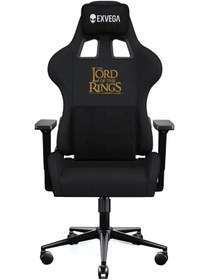 Resim Exvega Vesta 2025 Kumaş Oyuncu Koltuğu Siyah Lord Of The Rings 
