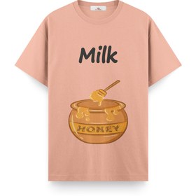 Resim Milk Honey - Hamile Regular Tshirt - Somon / M / Regular 