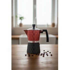 Resim PremiumPort Prenses Moka Pot 6 Fincan, Şık ve Dayanıklı Kahve Demleme Seti 