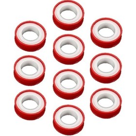 Resim 10 Adet Teflon Bant 10mt X 0.075mm X 12mm 