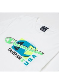 Resim Champion Champıon Unısex Çocuk T-shırt 306333-ww001 BEYAZ 
