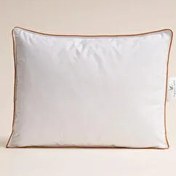 Resim %100 Kaz Tüyü Dolgulu Bebek Yastık 35x45 Cm- Bronze Serisi Penelope