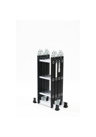Resim Cardilife 4x3 Akrobat Teleskopik Alüminyum Merdiven 